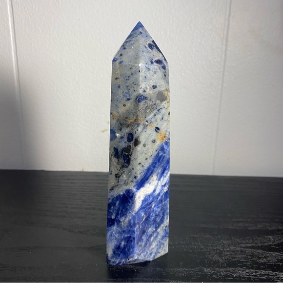6 Inch Tall Sodalite Crystal Tower - Picture 5 of 7